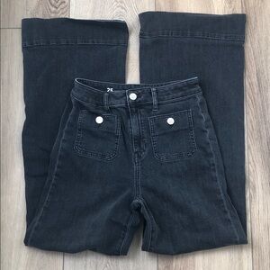 J. Crew Dark Gray Flare Jeans